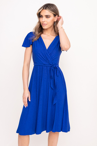 Vestido brocado aciano