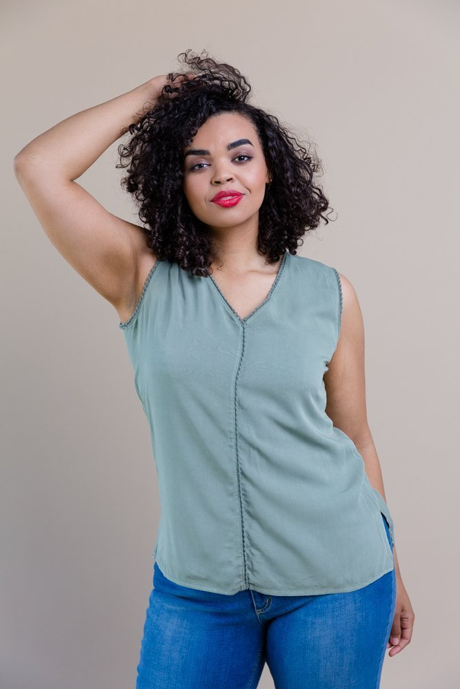  Olive Blouse CUPIDO