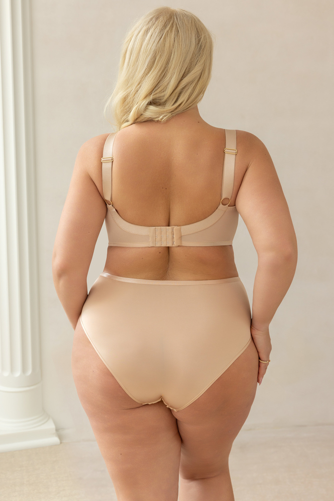 Calzoncillos de cintura alta beige
