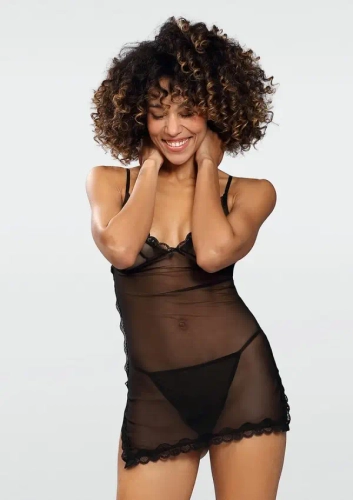 Conjunto de tul negro