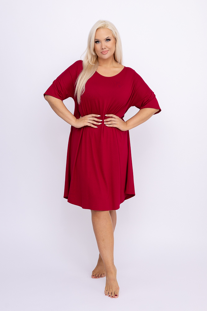 Maroon Nightgown