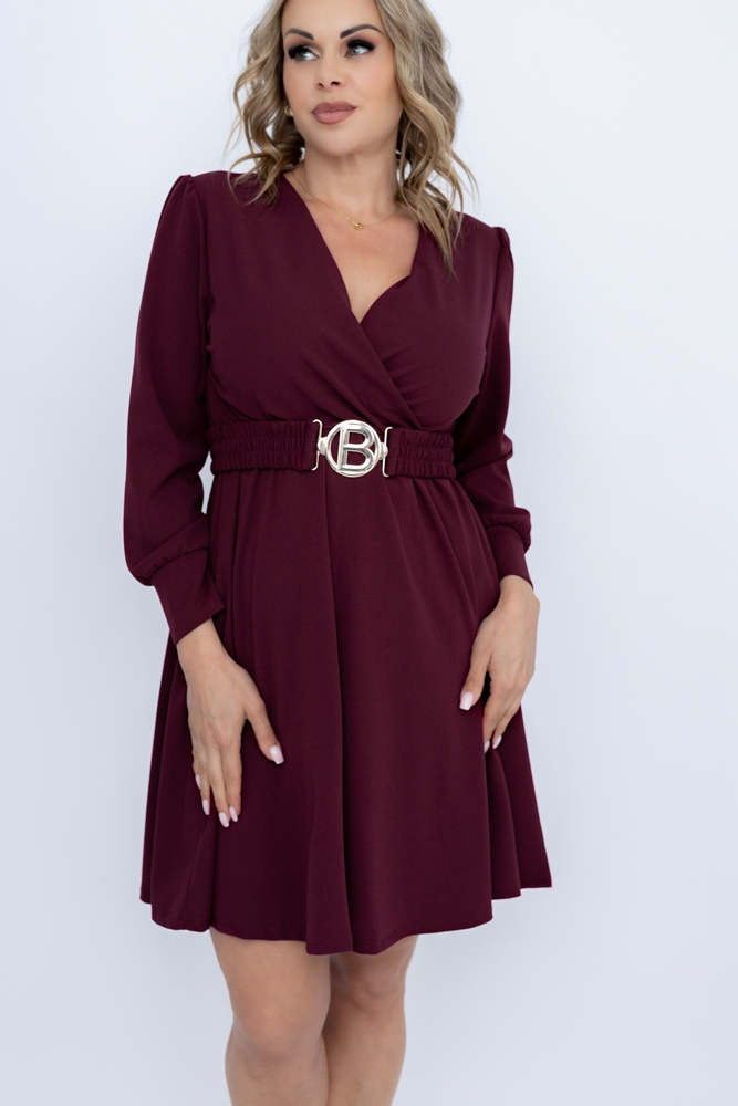 Cherry Kleid mit Gürtel