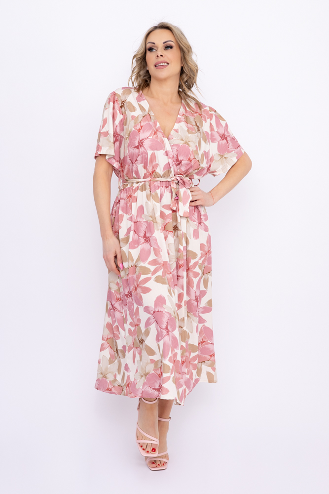 Robe rose poudré
