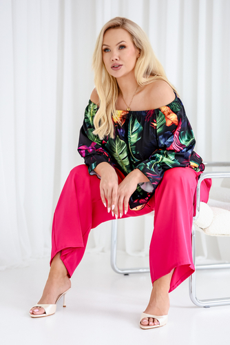 Fuchsia-bukser