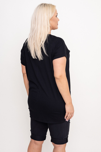  Black MINSI Blouse