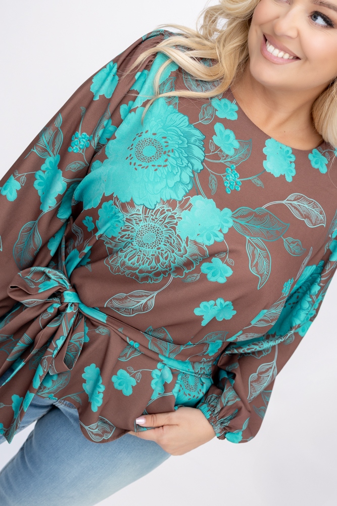 Bluse mit Schleifen Muster 1