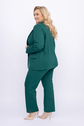 Bottle green Double-breasted suit