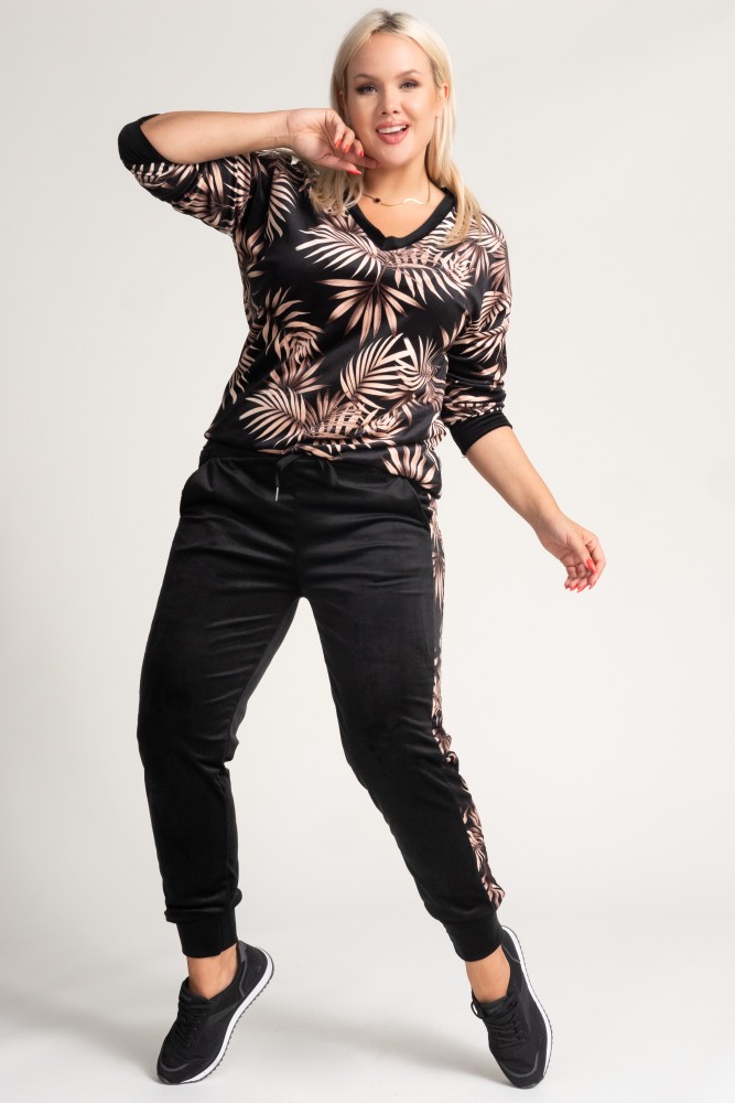 Velour Tracksuit Set