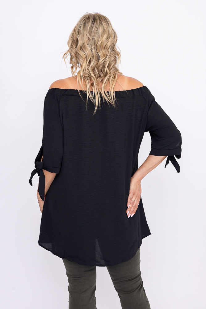 Svart bluse