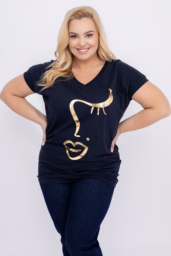  Black MINSI Blouse