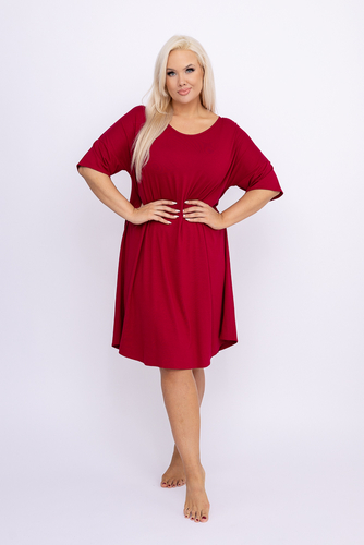 Maroon Nightgown