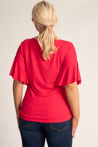 Raspberry GLORIO Blouse