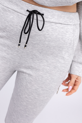 Jasnoszary Komplet dresowy GALIANI