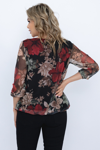 Mesh blouse Design 1