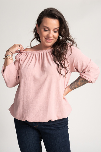 Powder Pink VISKIO Blouse