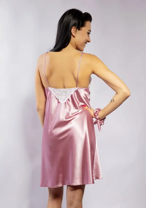 石灰色缎面滑套