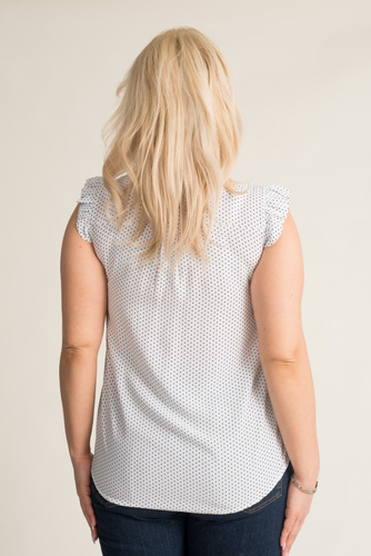  White Blouse with Tie DOLY