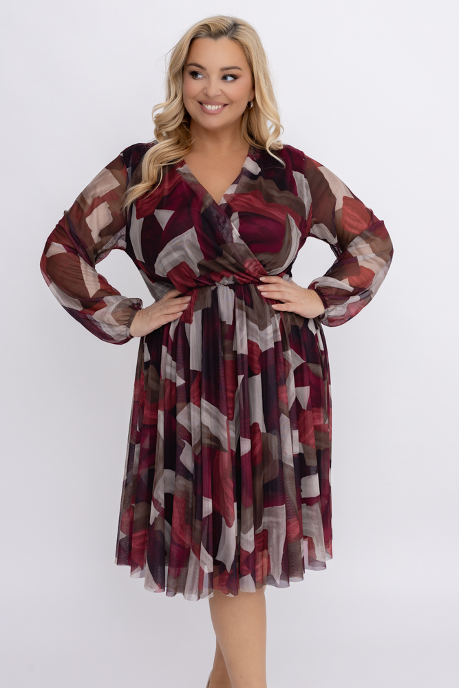 Sukienka siateczkowa Wzór 4