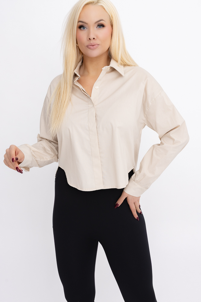 Beżowa Koszula