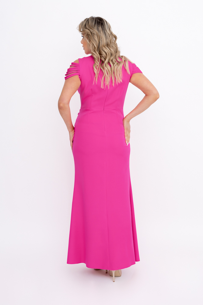 Fuksjowa Sukienka z łańcuszkiem