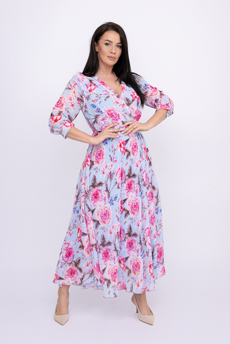 Sukienka plisowana KEMELI Wzór 8