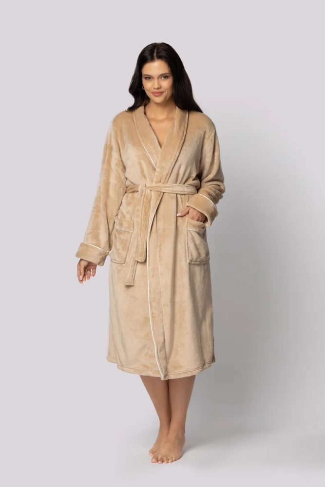 Beige Robe with pockets