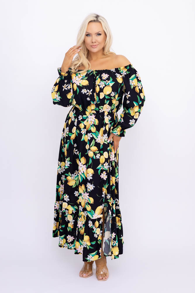 Sukienka maxi VERMI Wzór 19