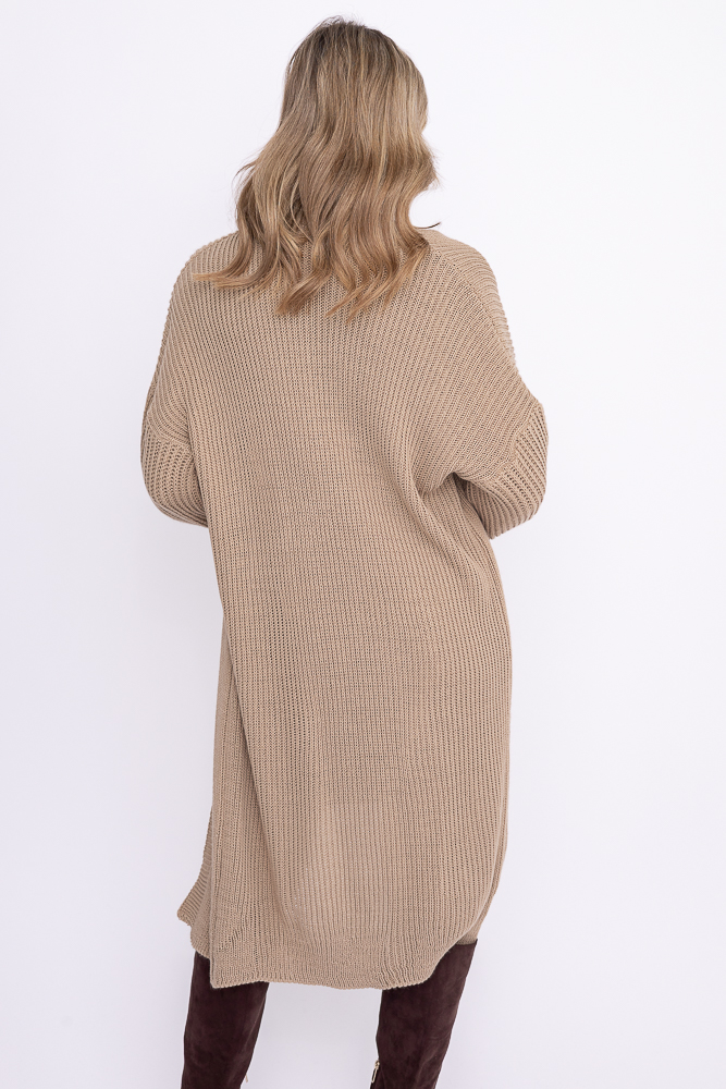 Dunkelbeiges Pullover-Set