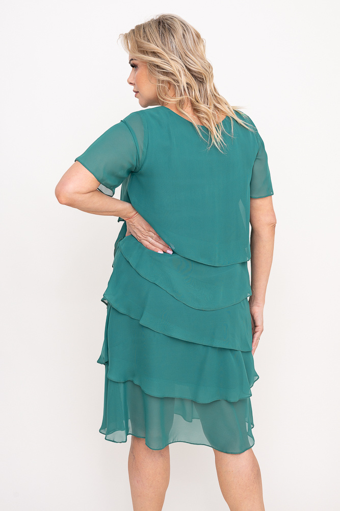 Navy Blue ORINA Plus Size Dress  