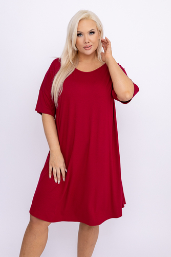 Chemise de nuit marron