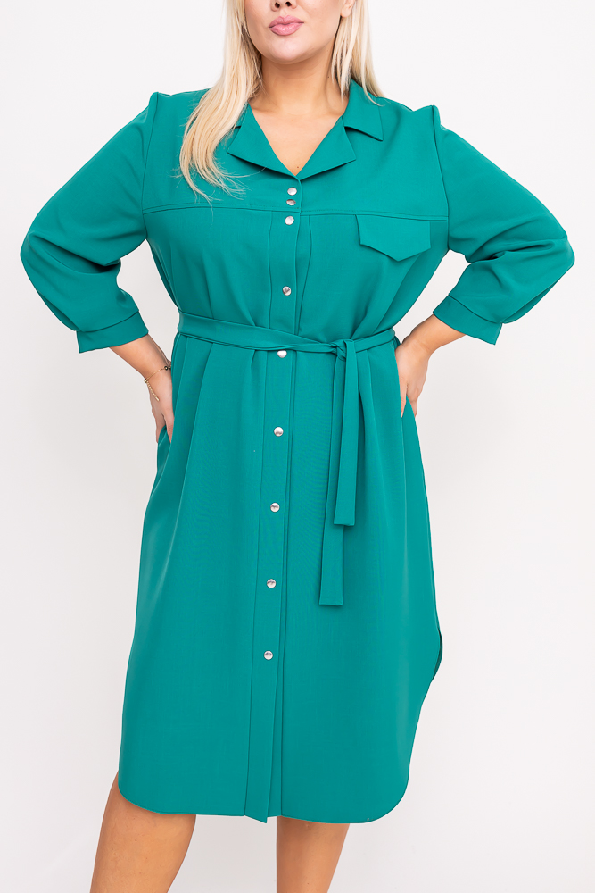 Bottle green Emery dress 