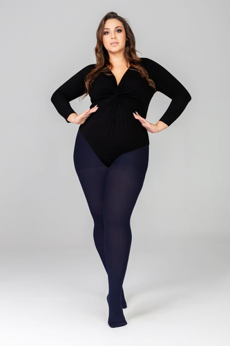 ELIZABETH I Plus Size SAPPHIRE Tights