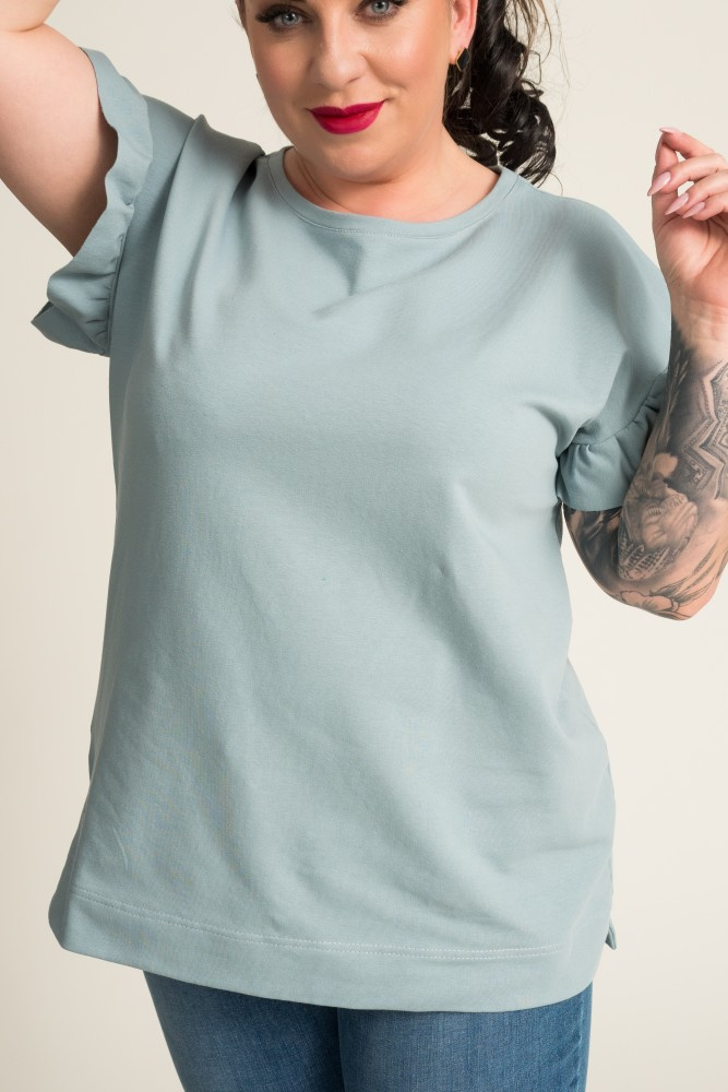 Dove Blue BELLO Blouse