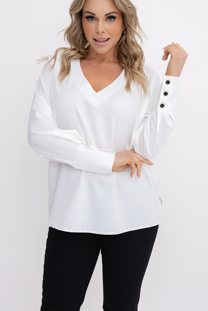 Blusa negra elegante 