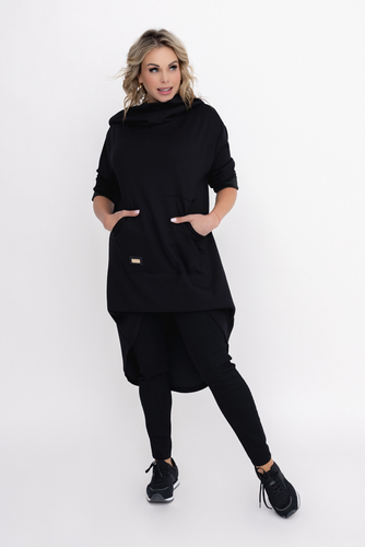 Black Hooded Sweatshirt