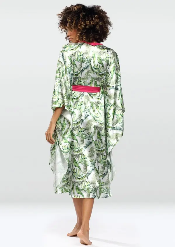 Halat de baie din satin 