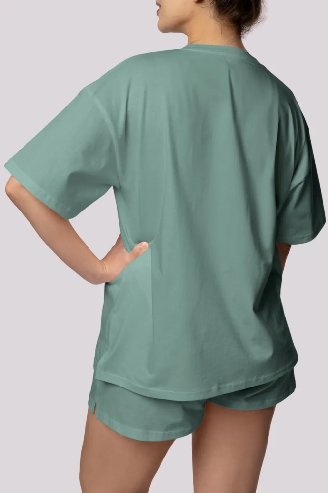 Olive Pajamas with Shorts