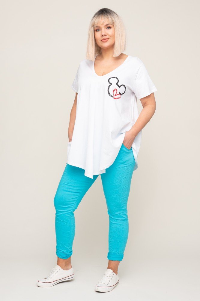 Turkusowe Spodnie GIATTO