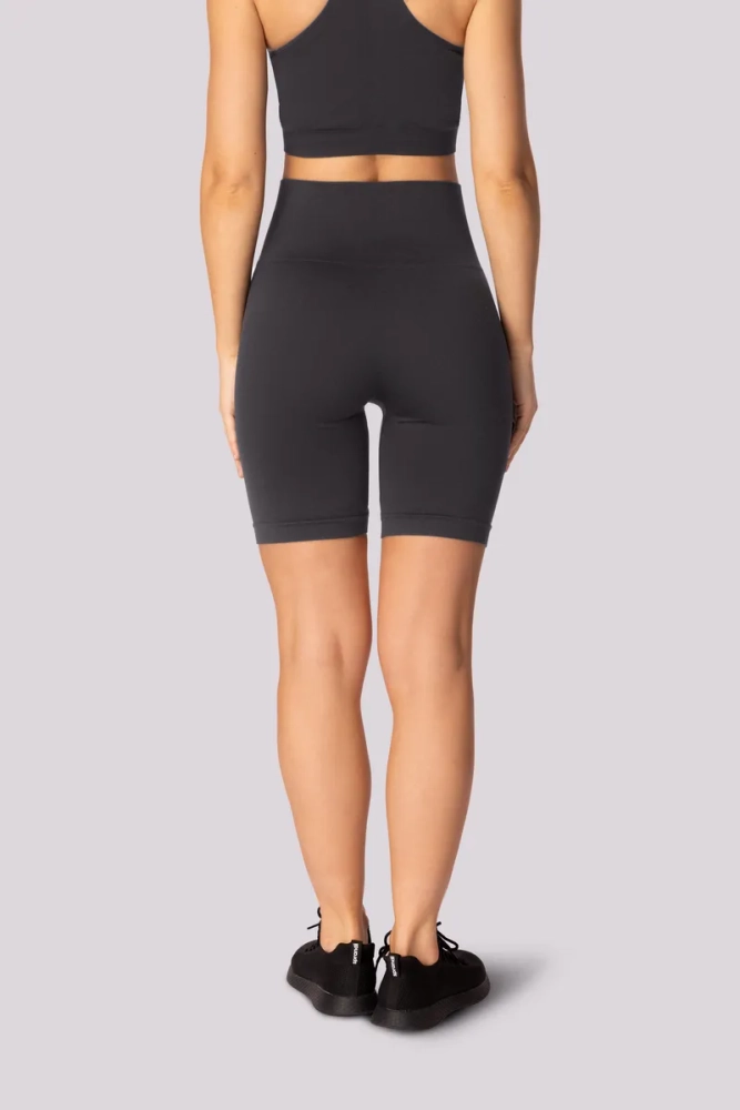Short motard gris