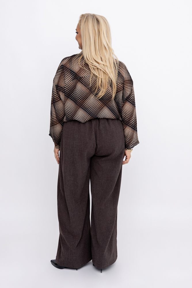  Camisa transparente Estampado 1