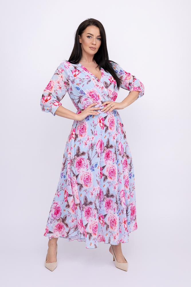 Sukienka plisowana KEMELI Wzór 8