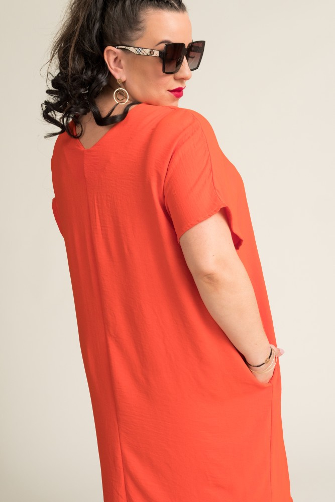 Brilliant Orange NASTI Dress