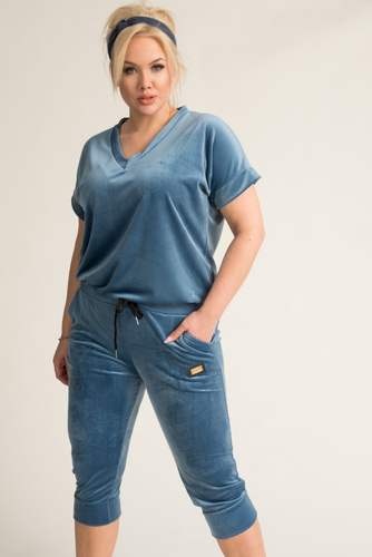 Blue MILKIN Velour Set