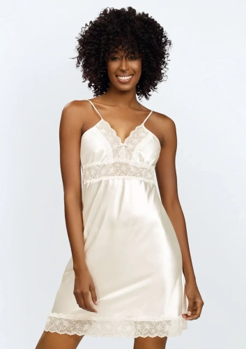 Ecru Satin Slip