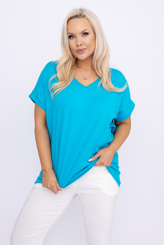 Cornflower Oversize Blouse by KIERO