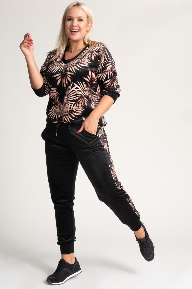Velúrová tepláková súprava
