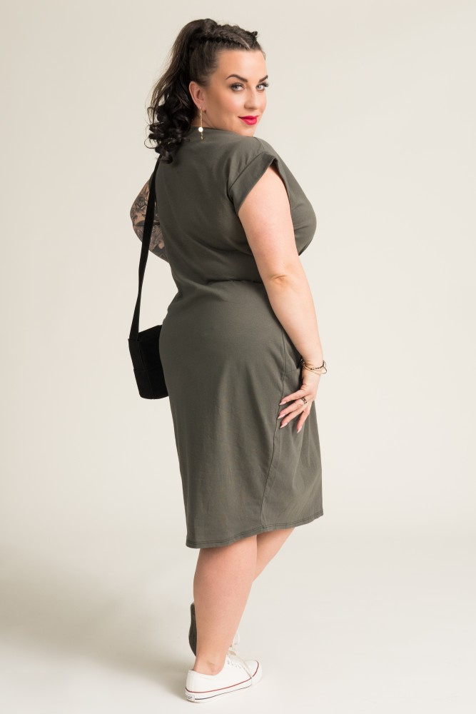  Khaki Welt Dress IVETTA