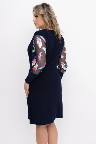 Dress with see-through sleeves Design 3