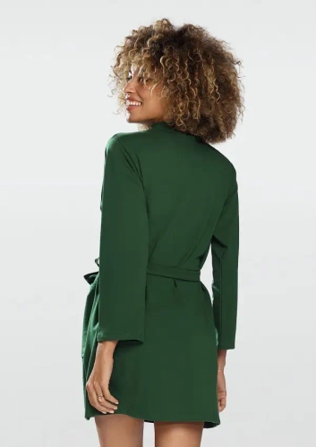 Peignoir en coton vert