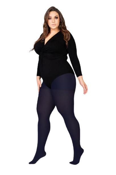 ELIZABETH I Plus Size SAPPHIRE Tights